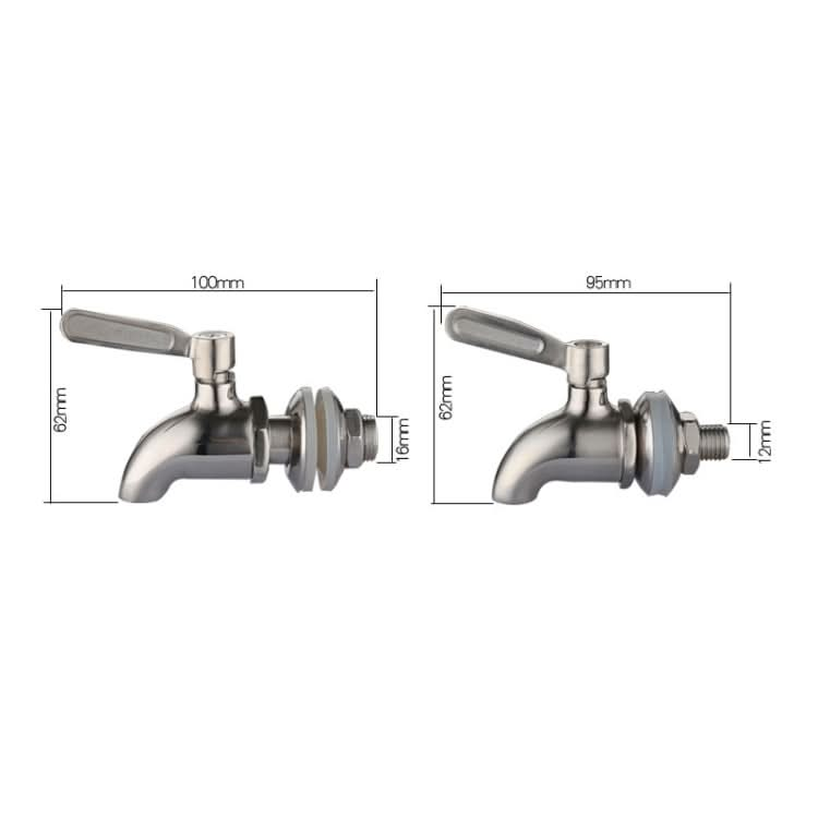 Drink Dispenser Beverage Wine Barrel Tap Spigot Stainless Steel Coffee Juice Faucet - Reluova