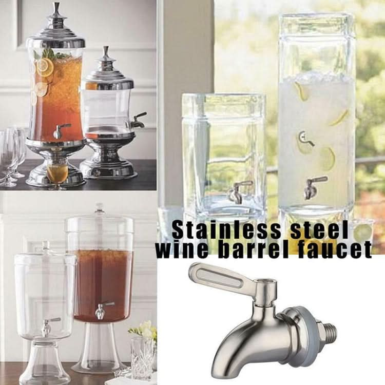 Drink Dispenser Beverage Wine Barrel Tap Spigot Stainless Steel Coffee Juice Faucet - Reluova