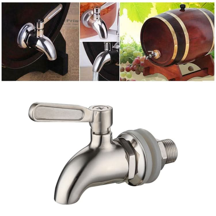 Drink Dispenser Beverage Wine Barrel Tap Spigot Stainless Steel Coffee Juice Faucet - Reluova