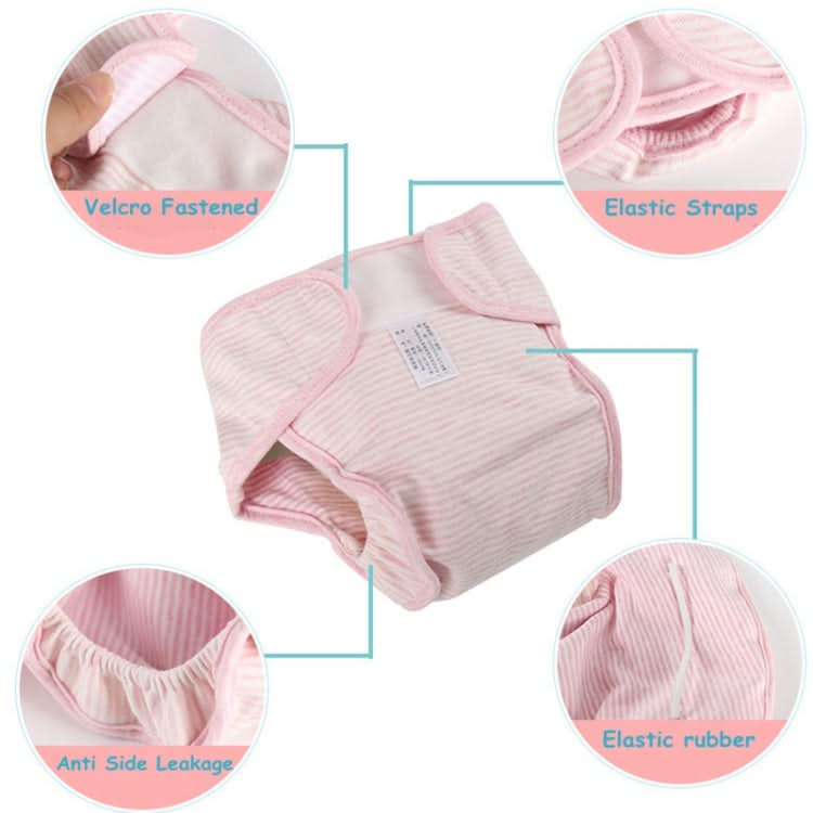 Natural Colored Cotton Breathable Adjustable Baby Waterproof Leak-proof Cloth Diaper Reluova