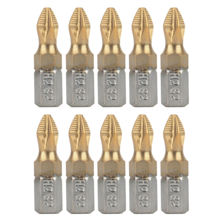 10 In 1 PH2 Anti-slip Titanium Screwdriver Bit Set