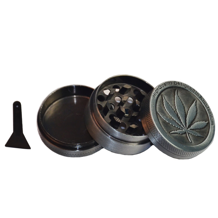 Weed Grinder Metal Stainless Steel Maple leaf Type Herbal Herb Tobacco Grinder