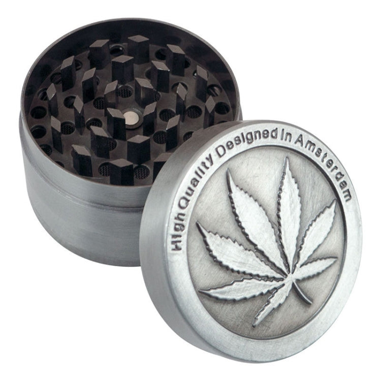 Weed Grinder Metal Stainless Steel Maple leaf Type Herbal Herb Tobacco Grinder