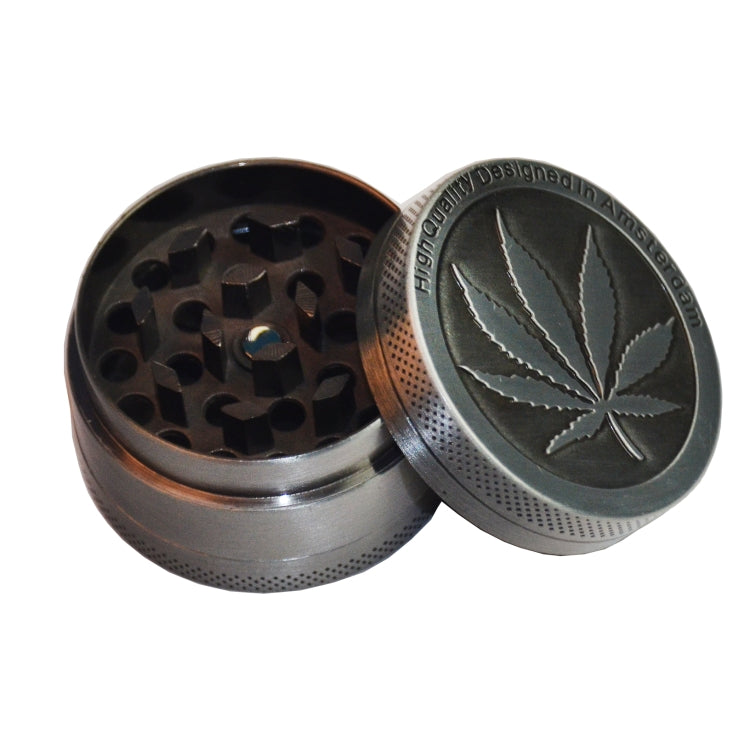 Weed Grinder Metal Stainless Steel Maple leaf Type Herbal Herb Tobacco Grinder