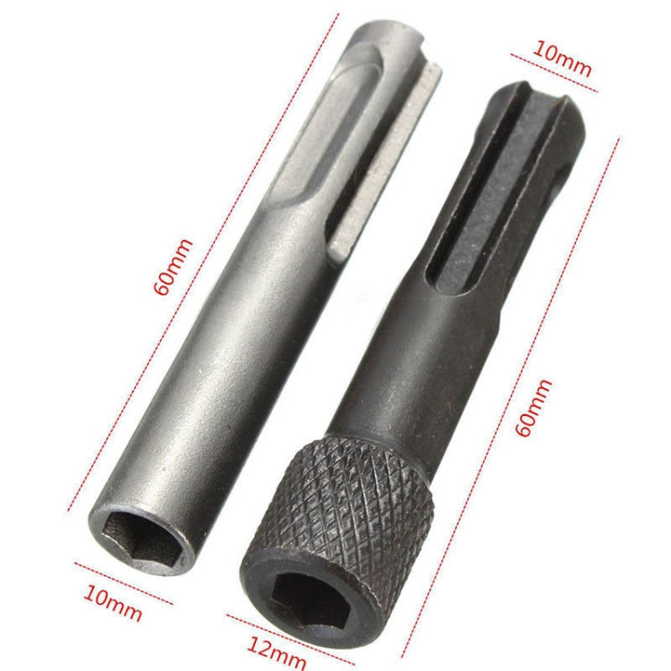 2 PCS / Set SDS Handle Electric Hammer Conversion Hex Shank Post-Reluova