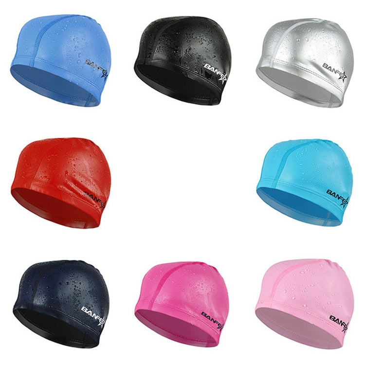 Adult Unisex PU Coated Comfortable Waterproof Swimming Cap