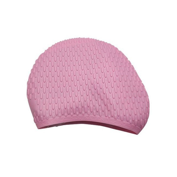 Particles Thickening High Elasticity Non-slip Silicone Swimming Cap