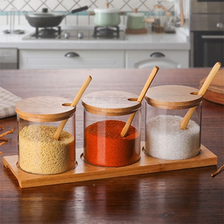 Creative Borosilicate Transparent Seasoning Jar Kitchen Supplies - Reluova