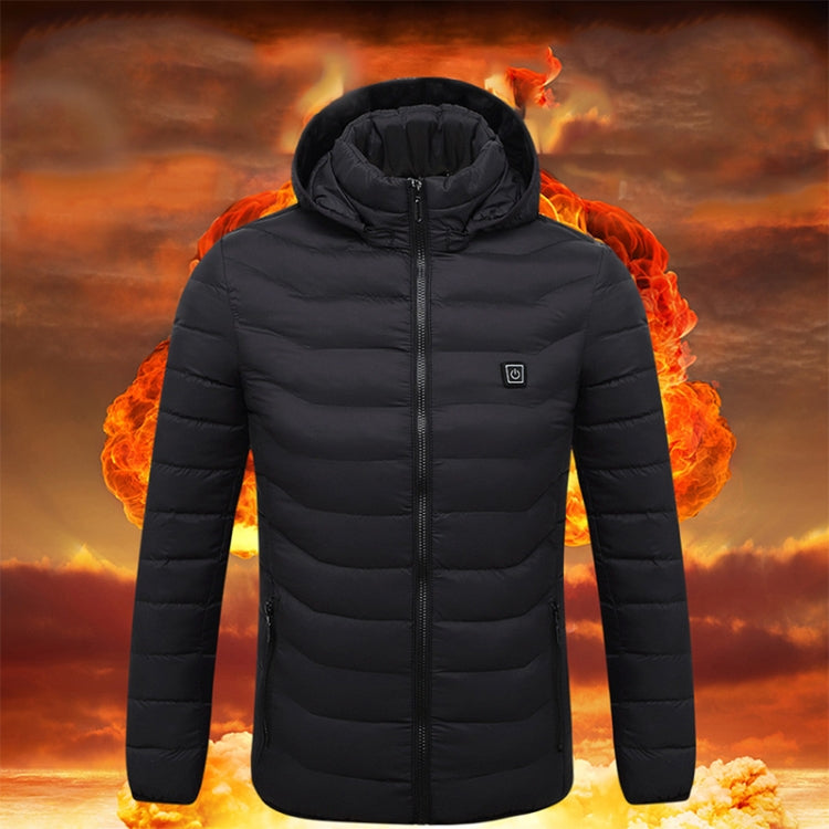 Winter Smart Electric Heating Hooded Jacket Reluova