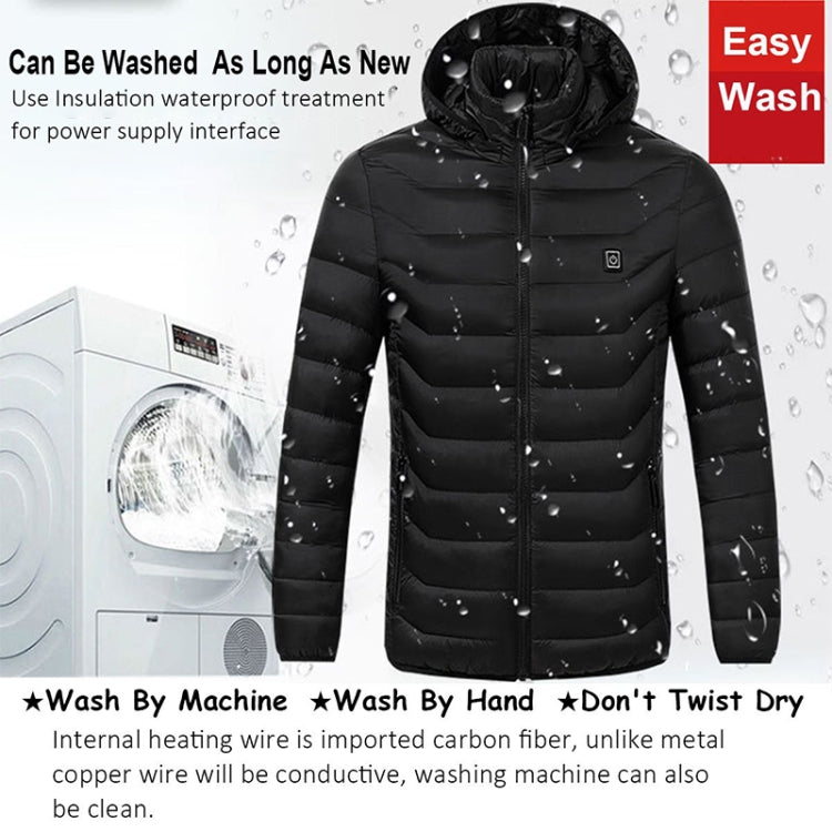 Winter Smart Electric Heating Hooded Jacket Reluova