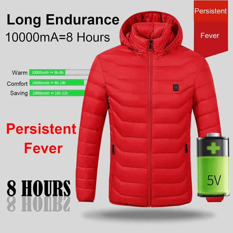 Winter Smart Electric Heating Hooded Jacket