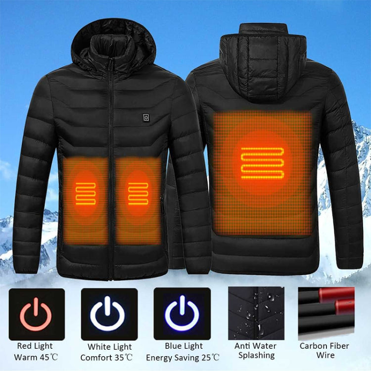 Winter Smart Electric Heating Hooded Jacket