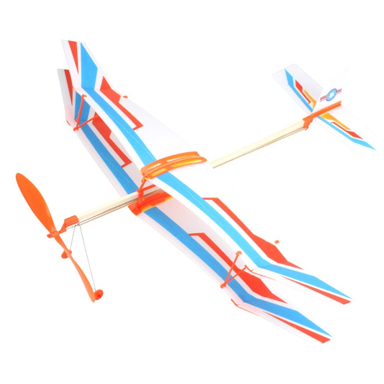 DIY Assemble Rubber Powered Model Plane Glider Aircraft Toy Educational Toys, Random Style Delivery