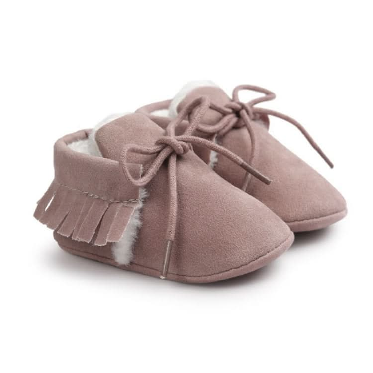 Baby Moccasins Shoes Fringe Soft Soled Non-slip Footwear Crib Shoes PU Suede Leather First Walker Shoes Reluova