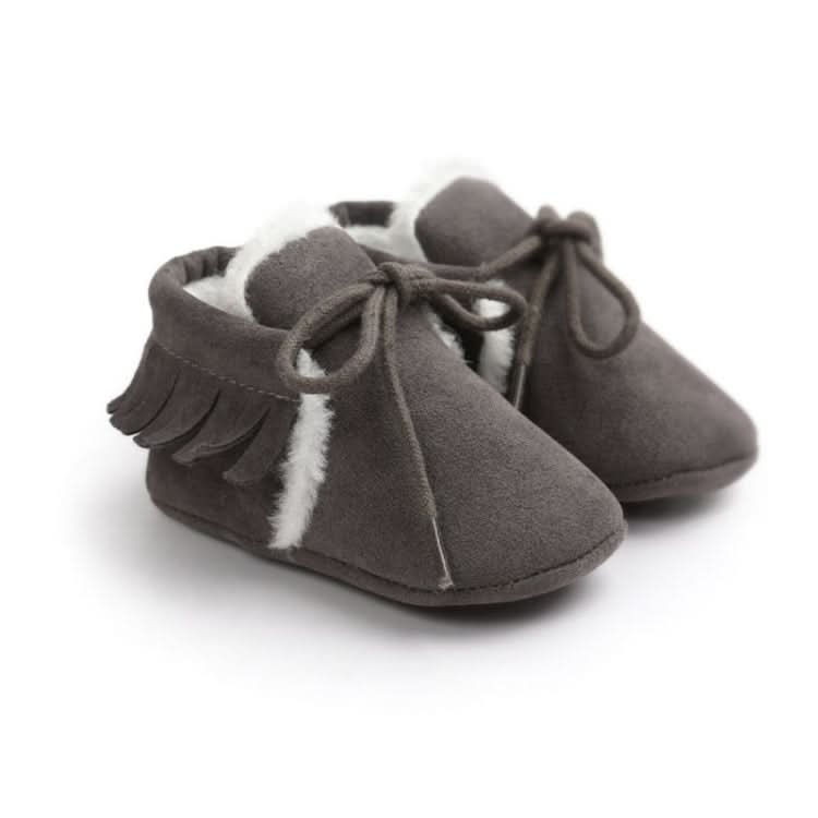 Baby Moccasins Shoes Fringe Soft Soled Non-slip Footwear Crib Shoes PU Suede Leather First Walker Shoes Reluova