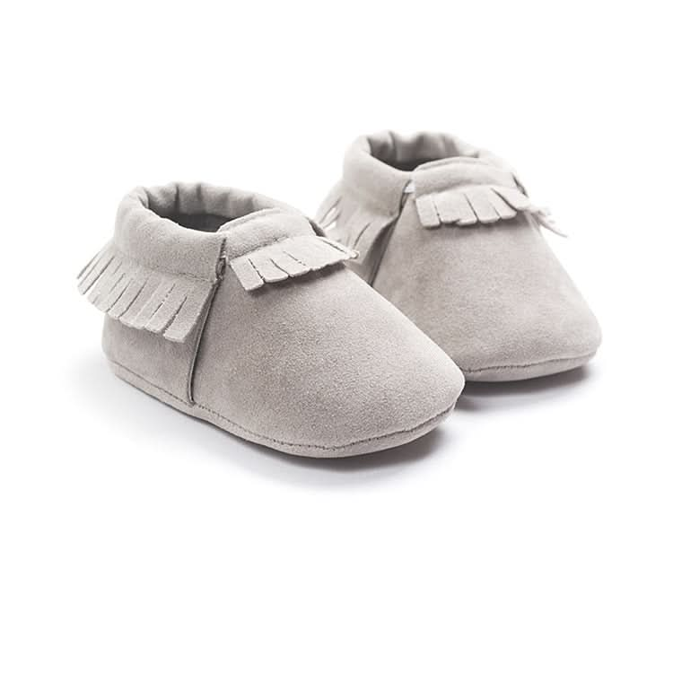 Newborn Baby PU Suede Moccasins Soft Shoes Fringe Soft Soled Shoes First Walker Reluova