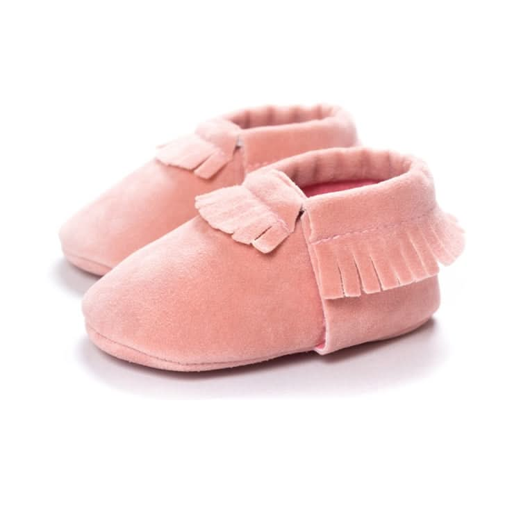 Newborn Baby PU Suede Moccasins Soft Shoes Fringe Soft Soled Shoes First Walker Reluova