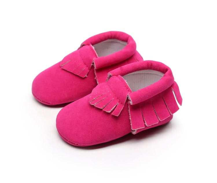 Newborn Baby PU Suede Moccasins Soft Shoes Fringe Soft Soled Shoes First Walker Reluova