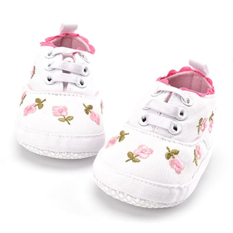 Baby Girl Shoes Lace Floral Embroidered Soft Shoes Walking Toddler Kids Shoes Reluova