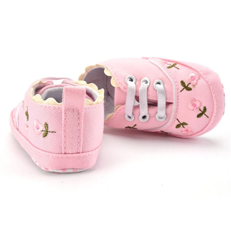 Baby Girl Shoes Lace Floral Embroidered Soft Shoes Walking Toddler Kids Shoes Reluova