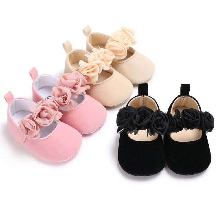 Lovely Flower Baby Girl Newborn Crib Shoes Soft Prewalker Anti-slip Baby Shoes Reluova