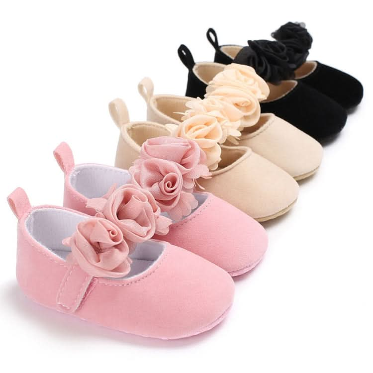 Lovely Flower Baby Girl Newborn Crib Shoes Soft Prewalker Anti-slip Baby Shoes Reluova