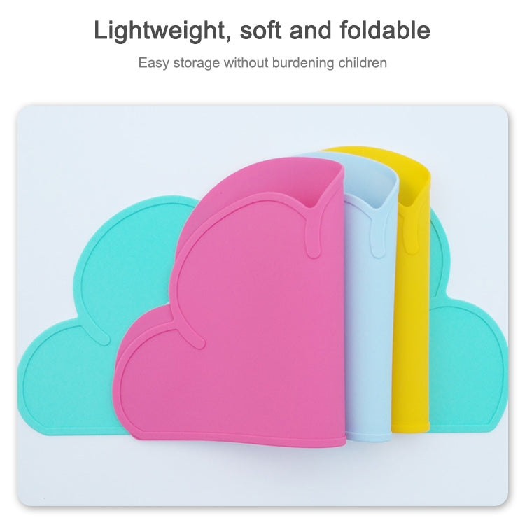 Children Cloud Silicone Placemat Waterproof Environmental Protection Student Table Mat My Store