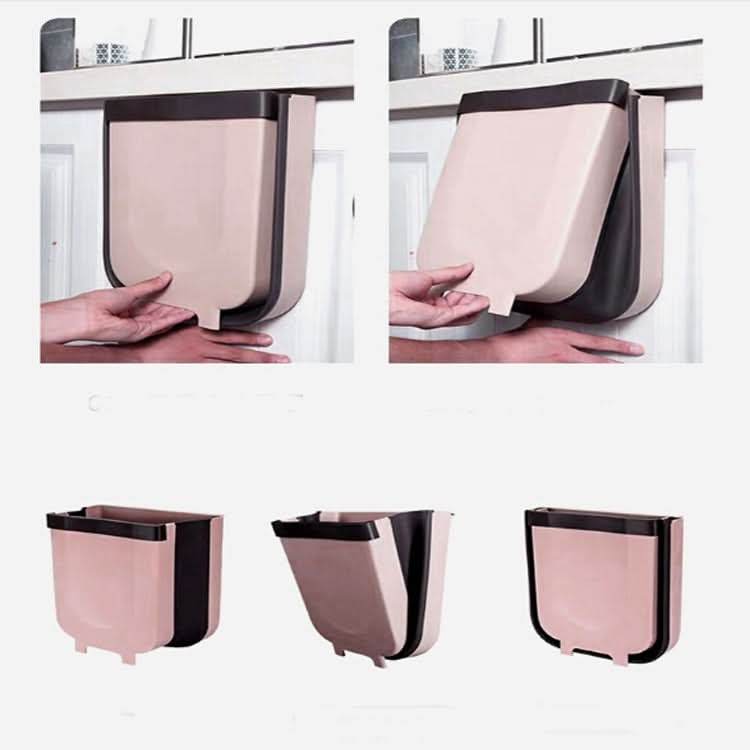 Foldable Hanging Kitchen Trash Can - Reluova