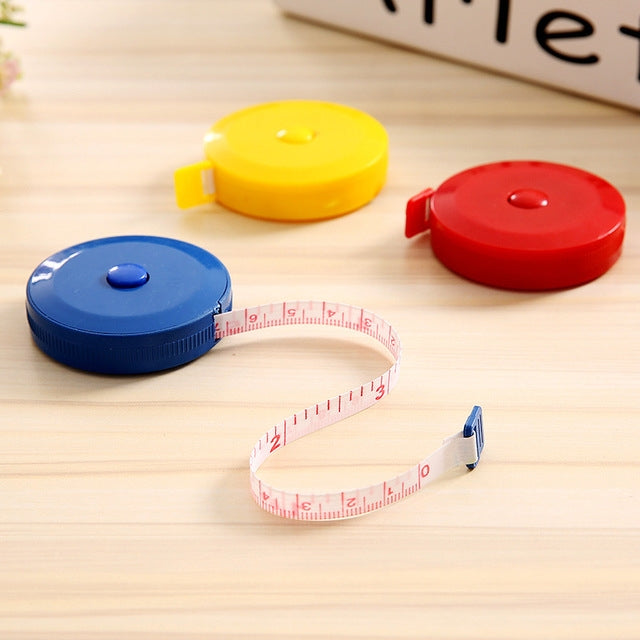 4 PCS 1.5m Cute Plastic Mini Automatic Retractable Tape Measure My Store