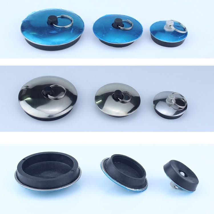 3 PCS Sink Rubber Plug Wash Basin Bathtub Plug Mop Pool Laundry Pool Blocking Plug-Reluova