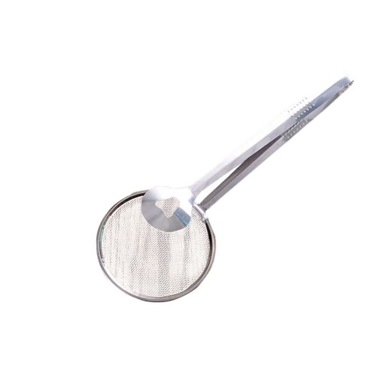 Stainless Steel Fried Food Drain Net Spoon with Clip - Reluova