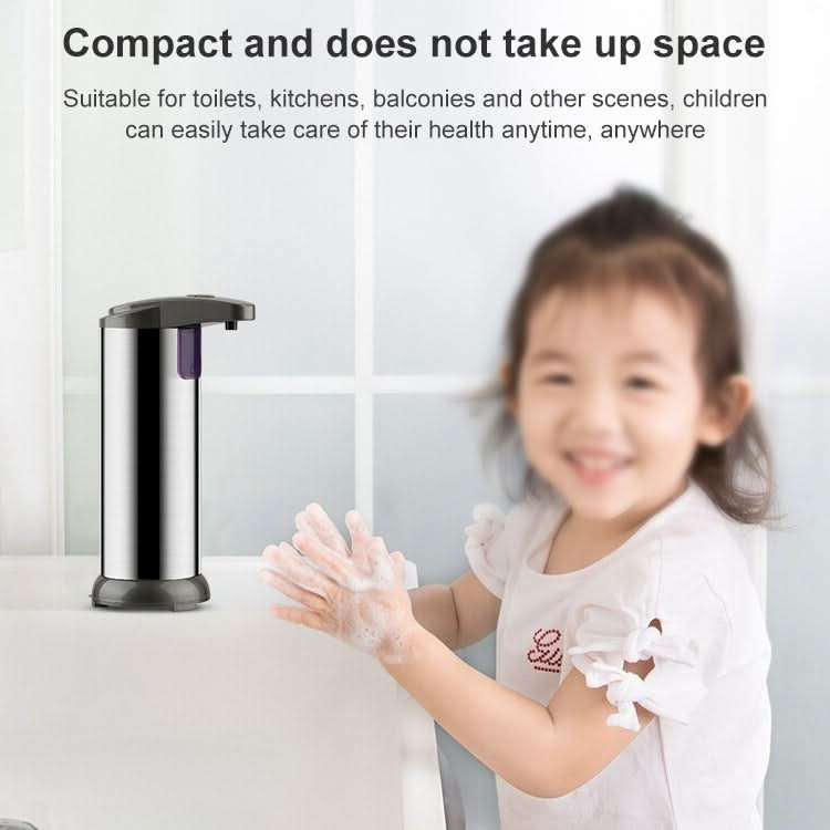 250ML Stainless Steel Automatic Soap Dispenser Infrared Sensor Soap Dispenser-Reluova