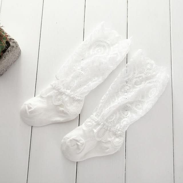 Delicate Cute Baby Lace Pile Socks Baby Socks Reluova