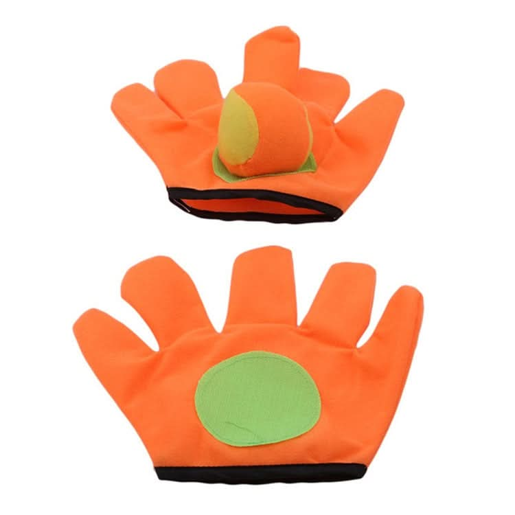 Outdoor Sports Toys Children Plush Sticky Ball Catching Gloves Set Reluova