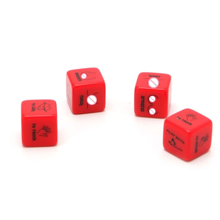 2 PCS Creative English Fun Dice Bar Family Party Game Tools-Reluova