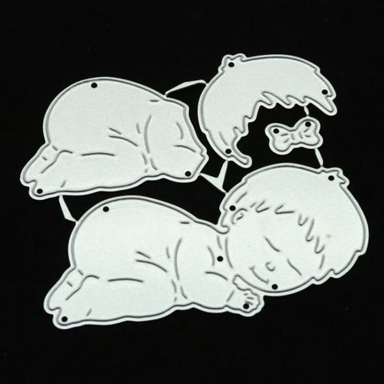 Sleeping Baby Knife Mold DIY Cutting Book Album Greeting Card Making Mold Reluova