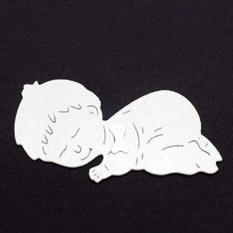 Sleeping Baby Knife Mold DIY Cutting Book Album Greeting Card Making Mold Reluova