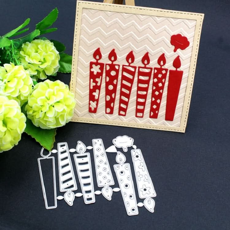 7 In 1 Cut Book Etching Knife Die Birthday Candle Carbon Steel Die