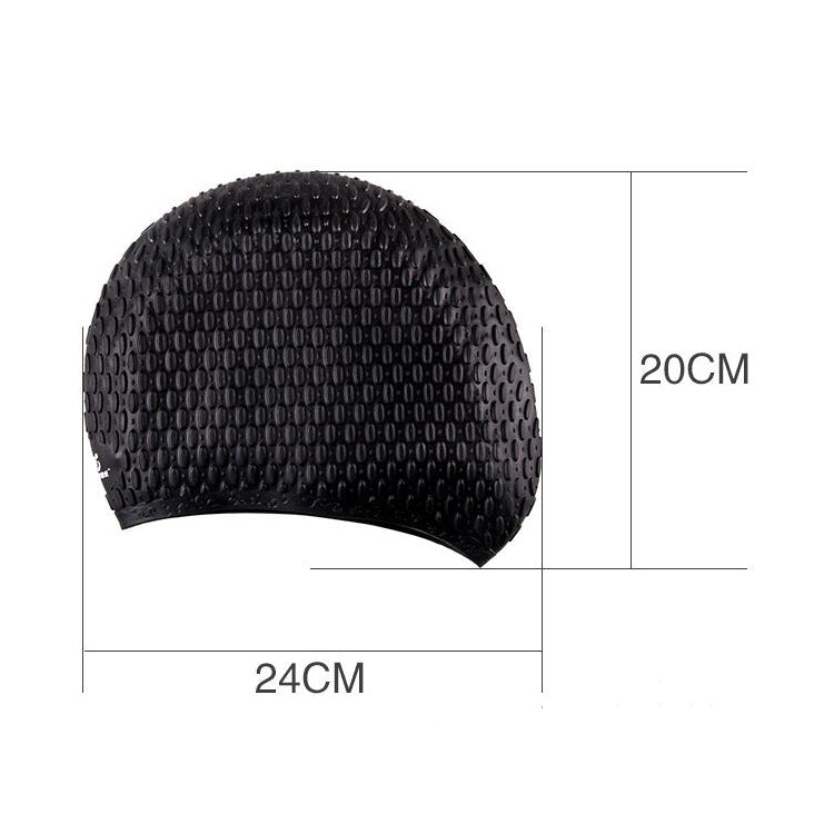 Larger Version Water Drop Shape Silicone Swimming Cap Reluova