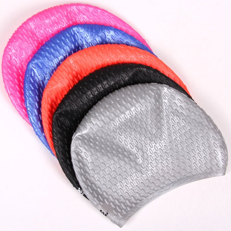 Larger Version Water Drop Shape Silicone Swimming Cap