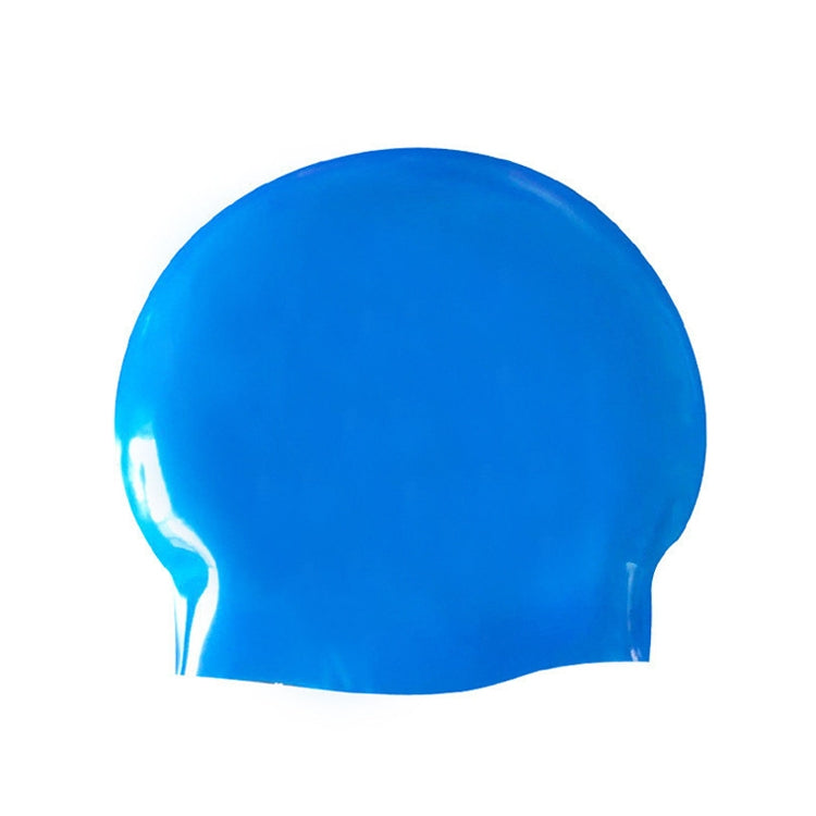 Glossy Seamless Pure Silicone High Elasticity Professional Swimming Cap Reluova