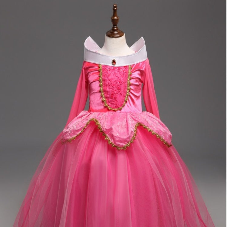 Girls Dress Halloween Cosplay Sleeping Beauty Princess Dresses Christmas Costume Party Children Kids Clothing