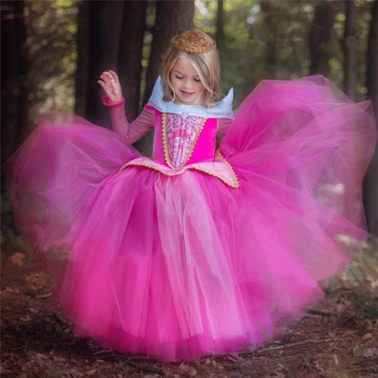 Girls Dress Halloween Cosplay Sleeping Beauty Princess Dresses Christmas Costume Party Children Kids Clothing My Store