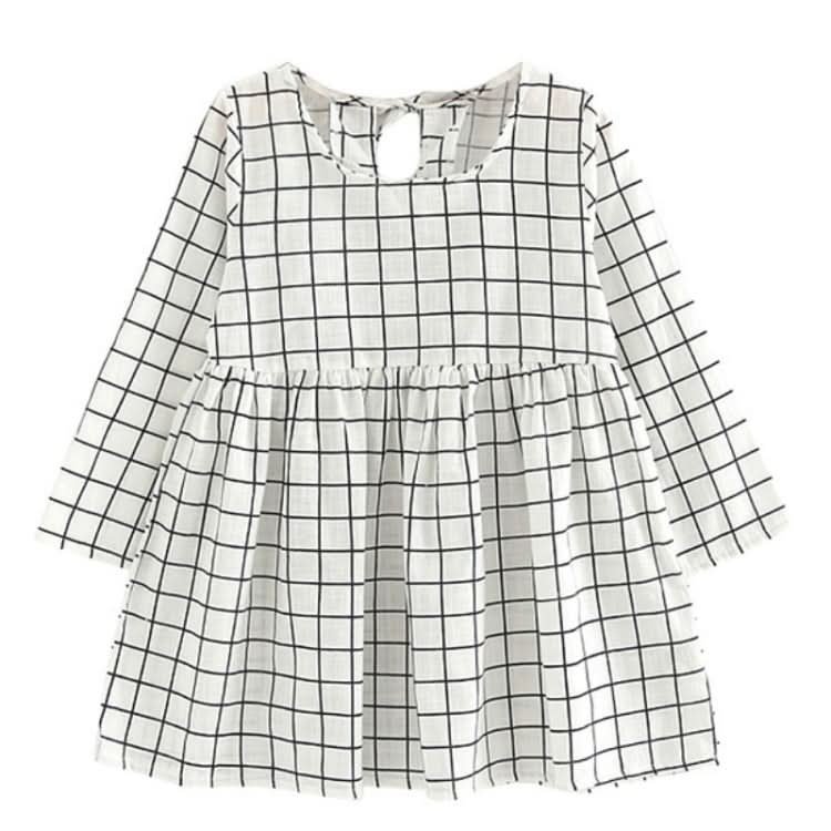 Girl Dress Children Dress Girls Long Sleeve Plaid Dress Soft Cotton Summer Princess Dresses Baby Girls Clothes Reluova