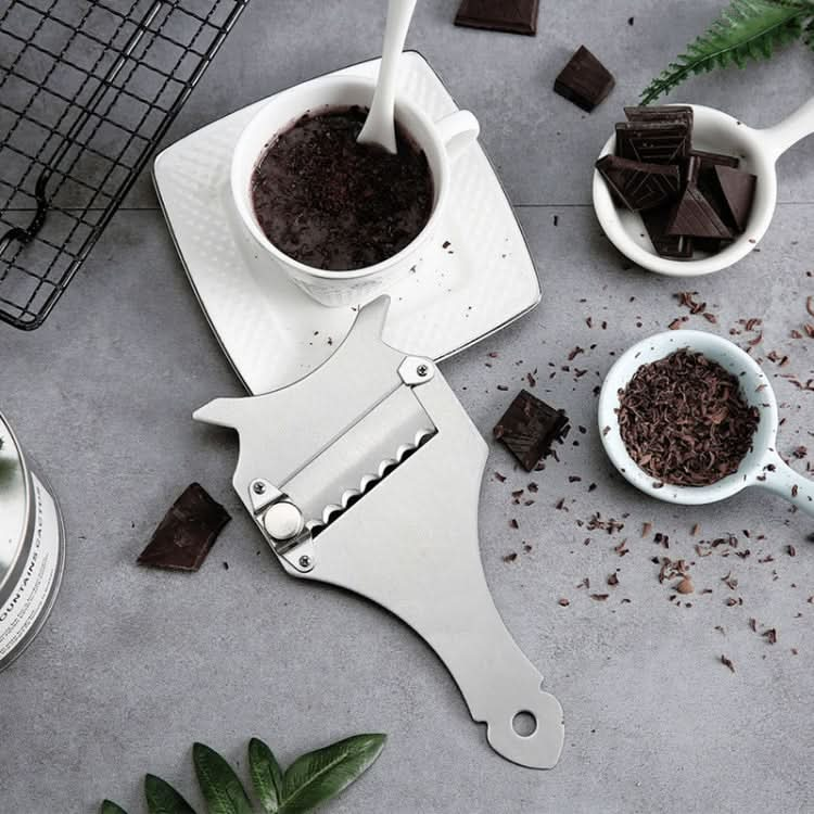 Fork-shaped Chocolate Planer Stainless Steel Truffle Slicer Cheese Grater - Reluova