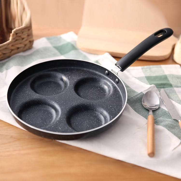 Multifunction Nonstick Frying Pan Aluminium Alloy 4 Units Cookware Fry Egg Pan Pancake Steak Pan for Gas Cooker Reluova