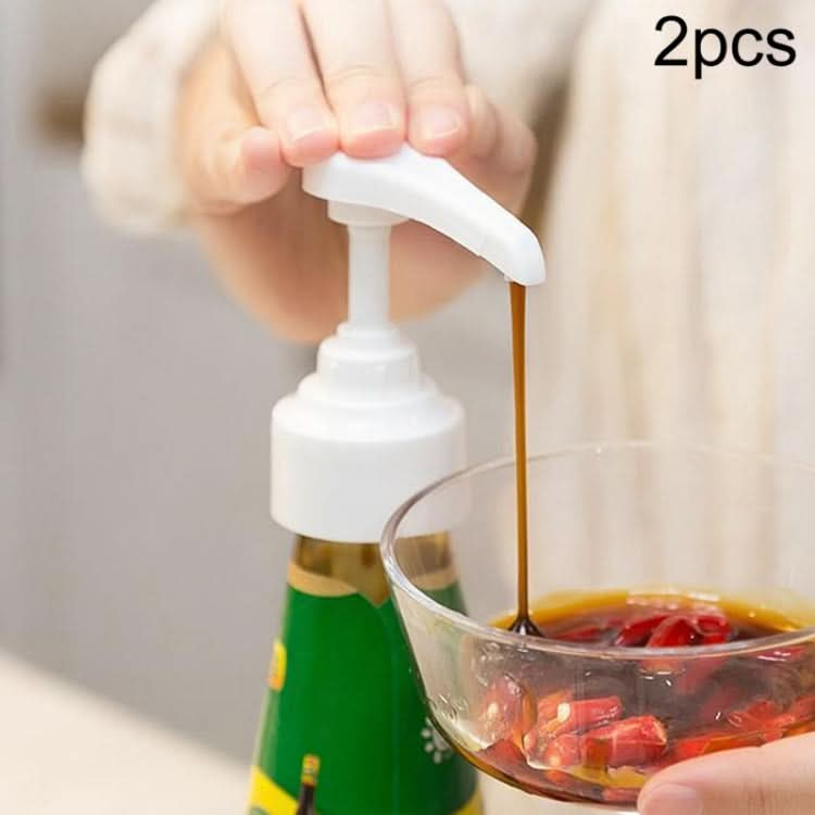 2pcs Household Fuel Consumption Quantitative Bottle Press Type Nozzle Pump Head-Reluova