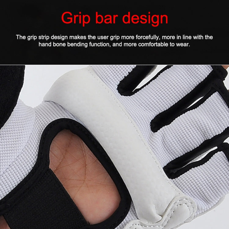 Half Fingers Adults Sandbag Training Boxing Gloves PU Leather Fitness Sparring Taekwondo Gloves