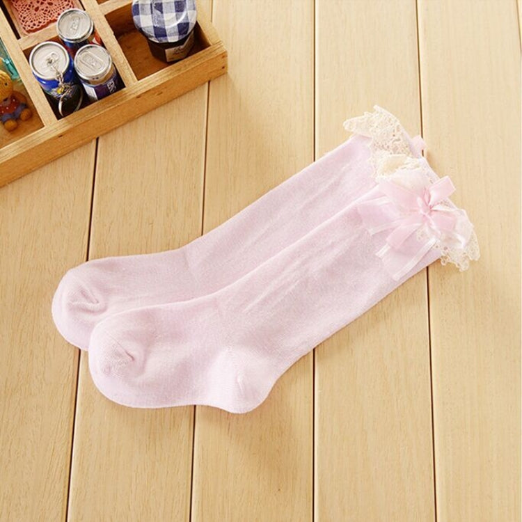 Baby Princess Tall Princess Socks with Lace Bow Reluova