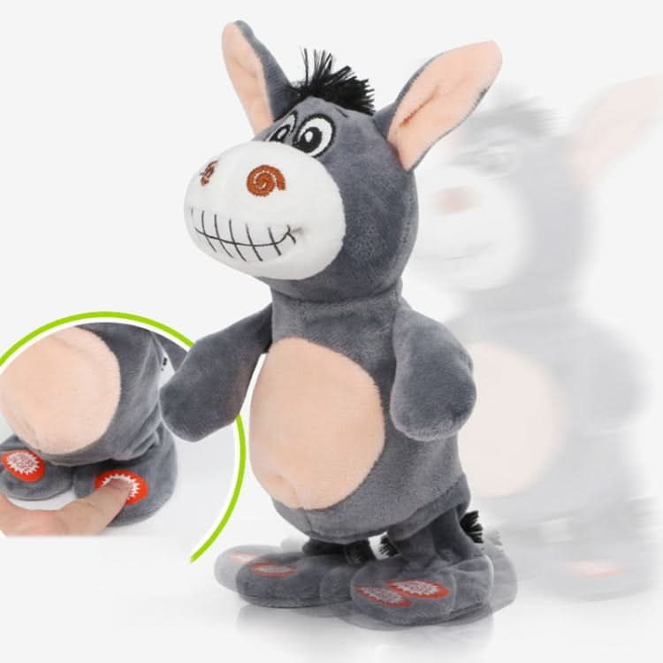 Electronic Pet Interactive Toy Smart Walking Talking Small Donkey Children Birthday Gift Reluova